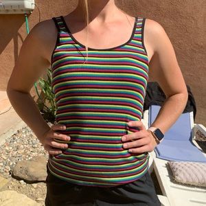 Levi’s ribbed stipe tank top